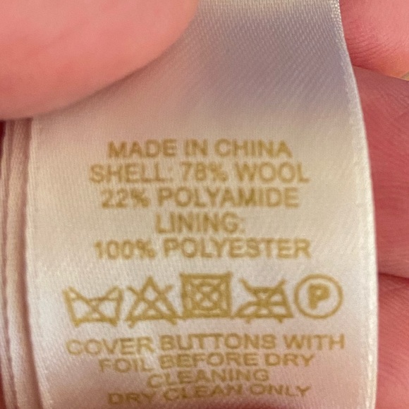 Women's Kate Spade Pea Coat Royal Blue Knee Length  Dress Coat Size XL - Picture 8 of 11